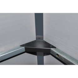 Abri de jardin plastique beige 242x456cm Jôbu