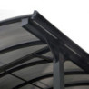 Protection de camping structure aluminium et couverture polycarbonate