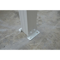 Protection de camping car en aluminium et couverture polycarbonate