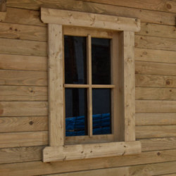 Fenêtre ouvrante tirant gauche pour Abri 28mm traité Gardy Shelter