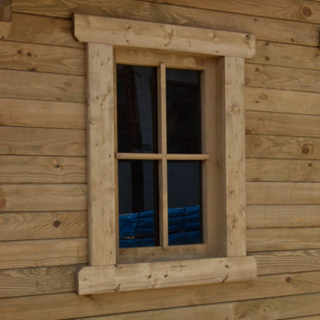 Fenêtre ouvrante tirant gauche pour Abri 40mm traité Gardy Shelter