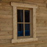 Fenêtre ouvrante tirant gauche pour Abri 40mm traité Gardy Shelter