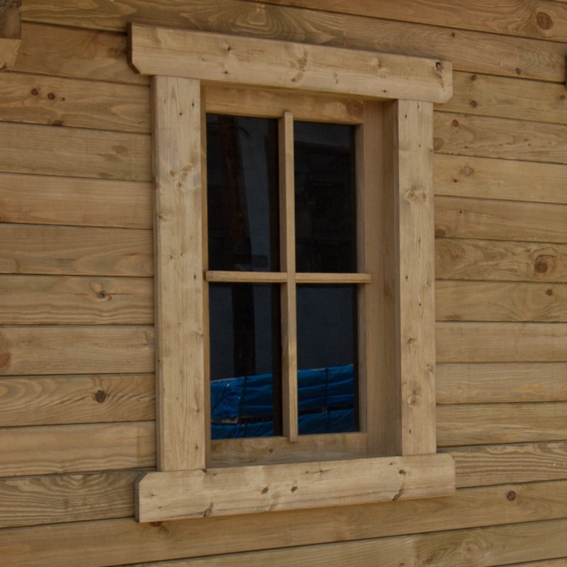 Fenêtre ouvrante tirant droit pour Abri 40mm traité Gardy Shelter