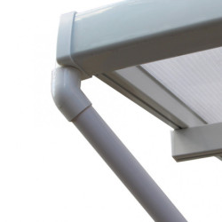 Tuyaux de descentes de gouttières pour pergolas adossées X-METAL