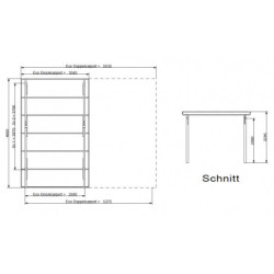 Carport 1 voiture en bois massif traité avec 1 arc d'entré Karibu