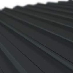 Pergola autoportante en alu gris avec lames orientable 3x3m Ombrea