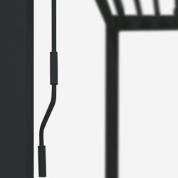 Pergola autoportante en alu gris avec lames orientable 3x3m Ombrea