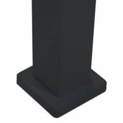 Pergola autoportante en alu gris avec lames orientable 3x3m Ombrea