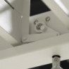 Pergola autoportante en alu blanc avec lames orientable 3x4m Ombrea