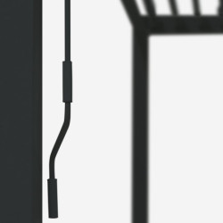 Pergola autoportante en alu gris avec lames orientable 3x4m Ombrea