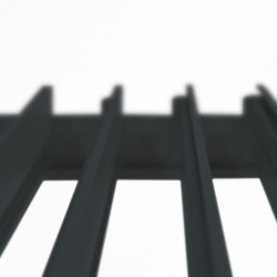 Pergola autoportante en alu gris avec lames orientable 3x4m Ombrea