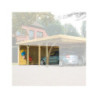 Paroi de fond en bois traité 540x200cm pour Carport double Karibu