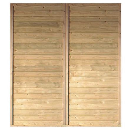 Paroi latérale 180x200cm en épicéa pour Carport classic Karibu