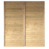 Paroi latérale 180x200cm en épicéa pour Carport classic Karibu