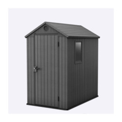 Abri de jardin en résine 2,2m² Darwin46 gris + plancher - Keter