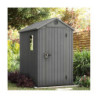 Abri de jardin en résine 2,2m² Darwin46 gris + plancher - Keter