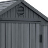 Abri de jardin en résine 2,2m² Darwin46 gris + plancher - Keter