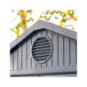 Abri de jardin en résine 2,2m² Darwin46 gris + plancher - Keter