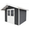 Abri premium composite double pente 7,78m² anthracite Woodlife Garden
