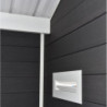 Abri premium composite double pente 7,78m² anthracite Woodlife Garden