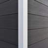 Abri premium composite double pente 7,78m² anthracite Woodlife Garden