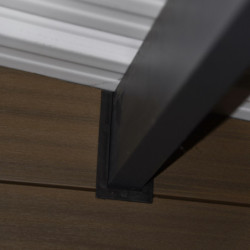 Abri premium composite double pente 7,78m² anthracite Woodlife Garden