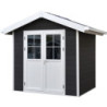 Abri premium bois composite double pente 5m² anthracite Woodlife Garden