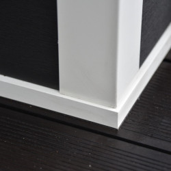 Abri premium bois composite double pente 5m² anthracite Woodlife Garden