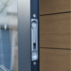 Abri premium bois composite double pente 5m² marron Woodlife Garden