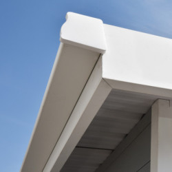 Kit gouttières blanc pour abri PREMIUM Woodlife garden 16m² et 20m²