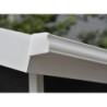 Kit gouttières blanc - pack prêt à la pose pour abri PREMIUM Woodlife Garden 12m² et 16m² monopente