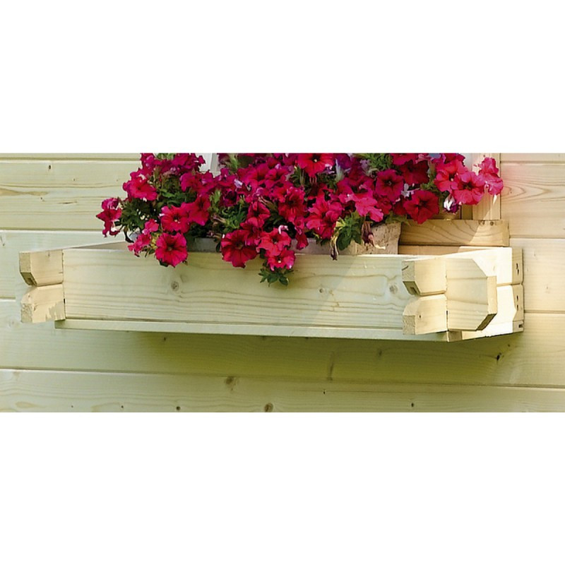 Jardinière pour fenêtre d'Abri en bois autoclave - Solid