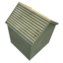 Cabane de jeux en bois autoclave, plancher Marina 123x119x158cm SOULET