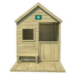 Cabane de jeux en bois autoclave, terrasse Heidi 123x169x158cm SOULET