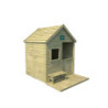 Cabane de jeux en bois autoclave, terrasse Heidi 123x169x158cm SOULET
