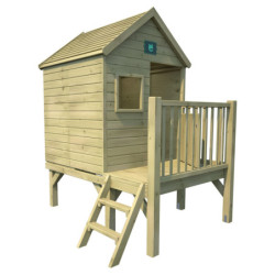 Cabane de jeux en bois traité sur pilotis Winny 123x169x158cm SOULET