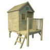 Cabane de jeux en bois traité sur pilotis Winny 123x169x158cm SOULET