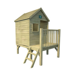 Cabane de jeux en bois traité sur pilotis Winny 123x169x158cm SOULET