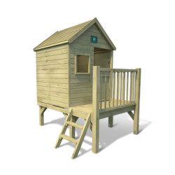 Cabane de jeux en bois traité sur pilotis Winny 123x169x158cm SOULET