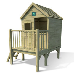 Cabane de jeux en bois traité sur pilotis Winny 123x169x158cm SOULET