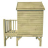 Cabane de jeux en bois traité sur pilotis Winny 123x169x158cm SOULET