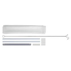 Stockholm pergola aluminium gris 350x590cm avec stores - Palram - Canopia