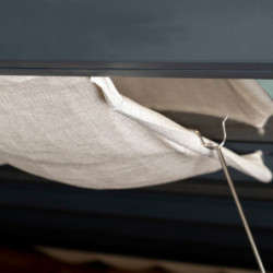 Stockholm pergola aluminium gris 350x950cm avec stores - Palram - Canopia