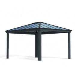 Pergola  Dallas 4300 de Canopia by Palram an aluminium et polycarbonate+LEDS