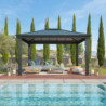Pergola  Dallas 4300 de Canopia by Palram an aluminium et polycarbonate+LEDS