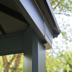 Pergola  Dallas 4900 de Canopia by Palram an aluminium et polycarbonate+LEDS