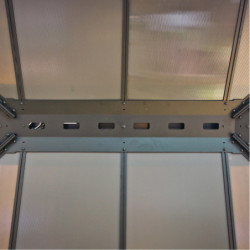 Pergola  Dallas 4900 de Canopia by Palram an aluminium et polycarbonate+LEDS