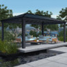 Pergola  Dallas 6100 de Canopia by Palram an aluminium et polycarbonate+LEDS