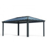 Pergola  Dallas 6100 de Canopia by Palram an aluminium et polycarbonate+LEDS