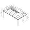 Pergola  Dallas 6100 de Canopia by Palram an aluminium et polycarbonate+LEDS